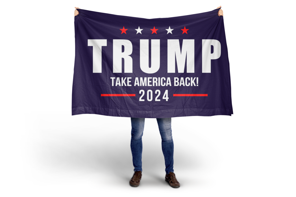 Free Trump Take Back America Flag