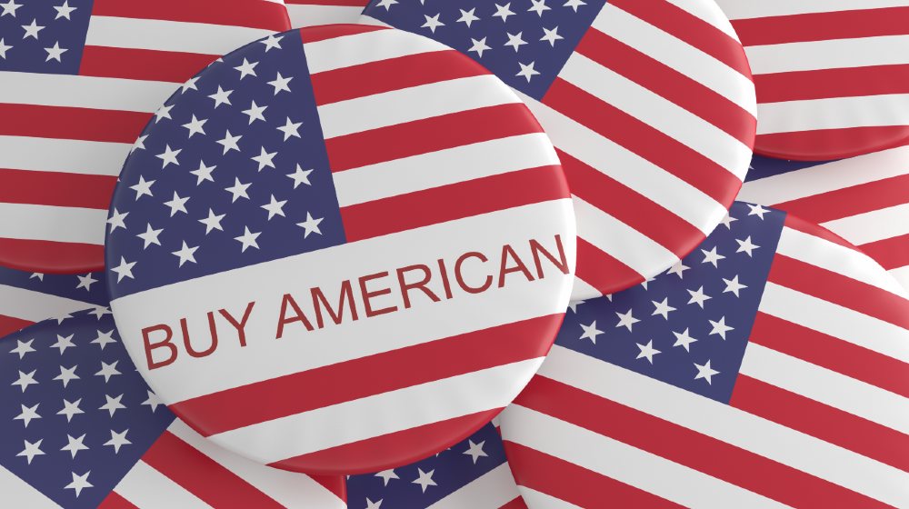 US Politics Badges Pile With Buy American Button-Biden’s “Buy American” Promise-ss-featured
