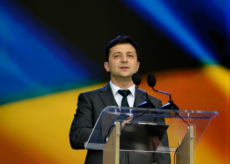 Ukrainian presidential candidate Volodymyr Zelenskyy | Zelenskyy’s Speech, Record Gas Prices, Florida & COVID-19 Vaccines & More