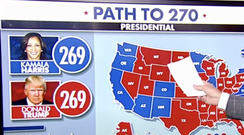 What Happens if Trump and Harris End Up in an Electoral College Tie?