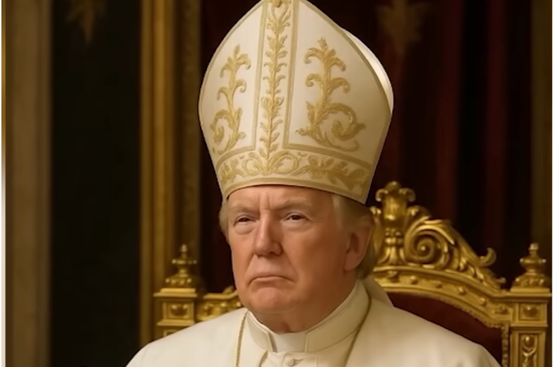 Many People Apparently Can’t Take a Joke When AI-Generated 'Pope Donald' Image Circulated Online