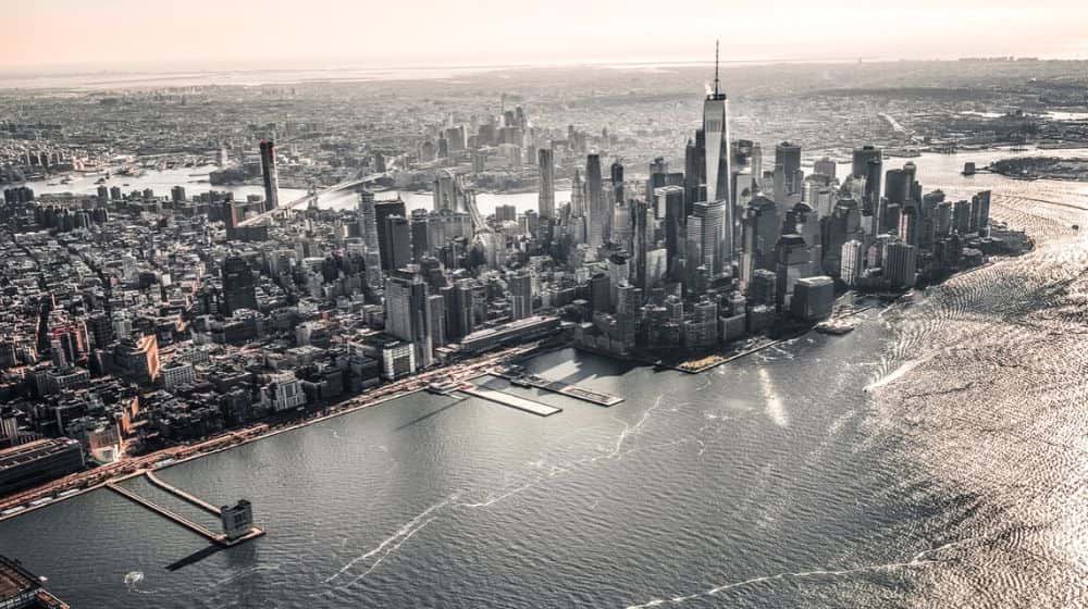 aerial shot of New York City | NYC Virus Deaths Exceed 4,000, Topping Toll for 9-11 Attacks | Featured