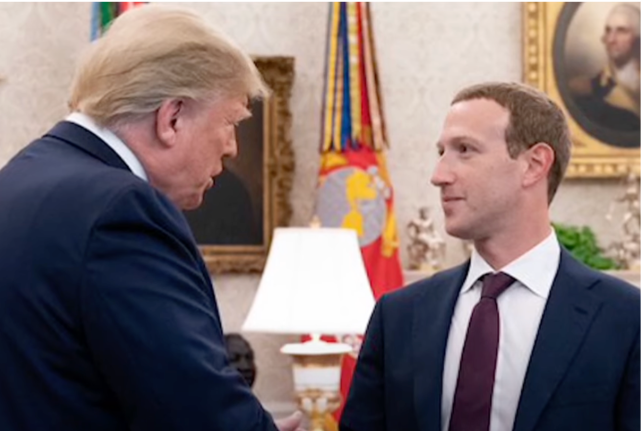 Zuckerberg Cozies Up to Trump as Meta Junks Facebook Fact-Checking